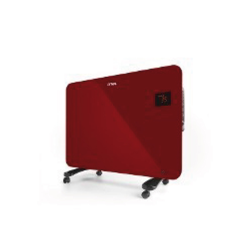 Radiador Digital (RV1516E) 1500w Vidrio Rojo