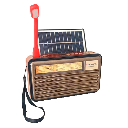 Radio (D-RP60USB) Am/fm-bt-bat.rec-panel Solar